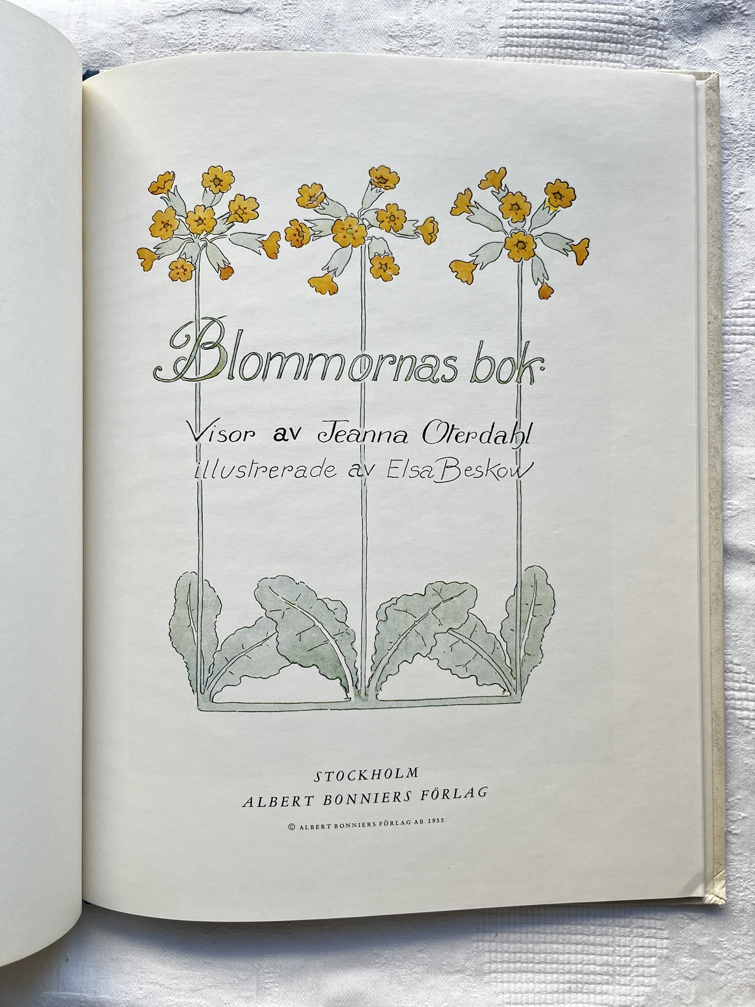 Blommornas bok – Jeanna Oterdahl & Elsa Beskow