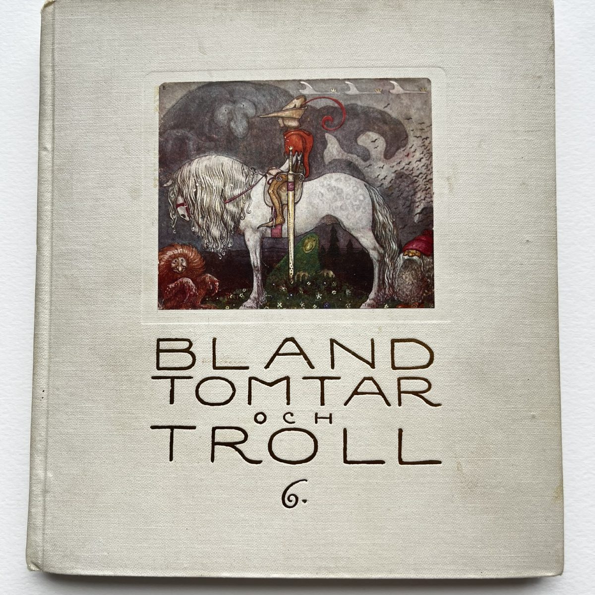 Bland tomtar och troll 1912 med illustrationer av John Bauer