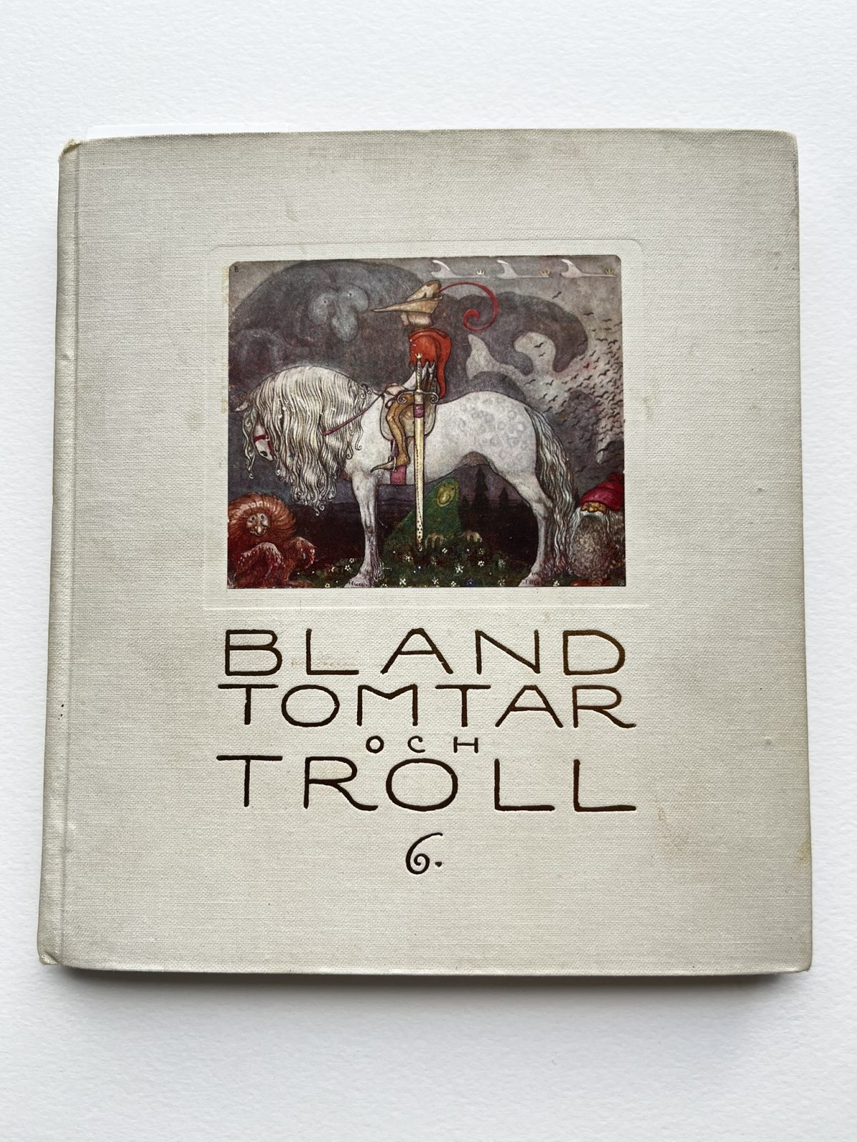 Bland tomtar och troll 1912 med illustrationer av John Bauer