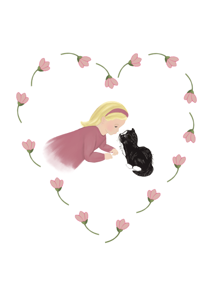 Illustration, bästa vänner
